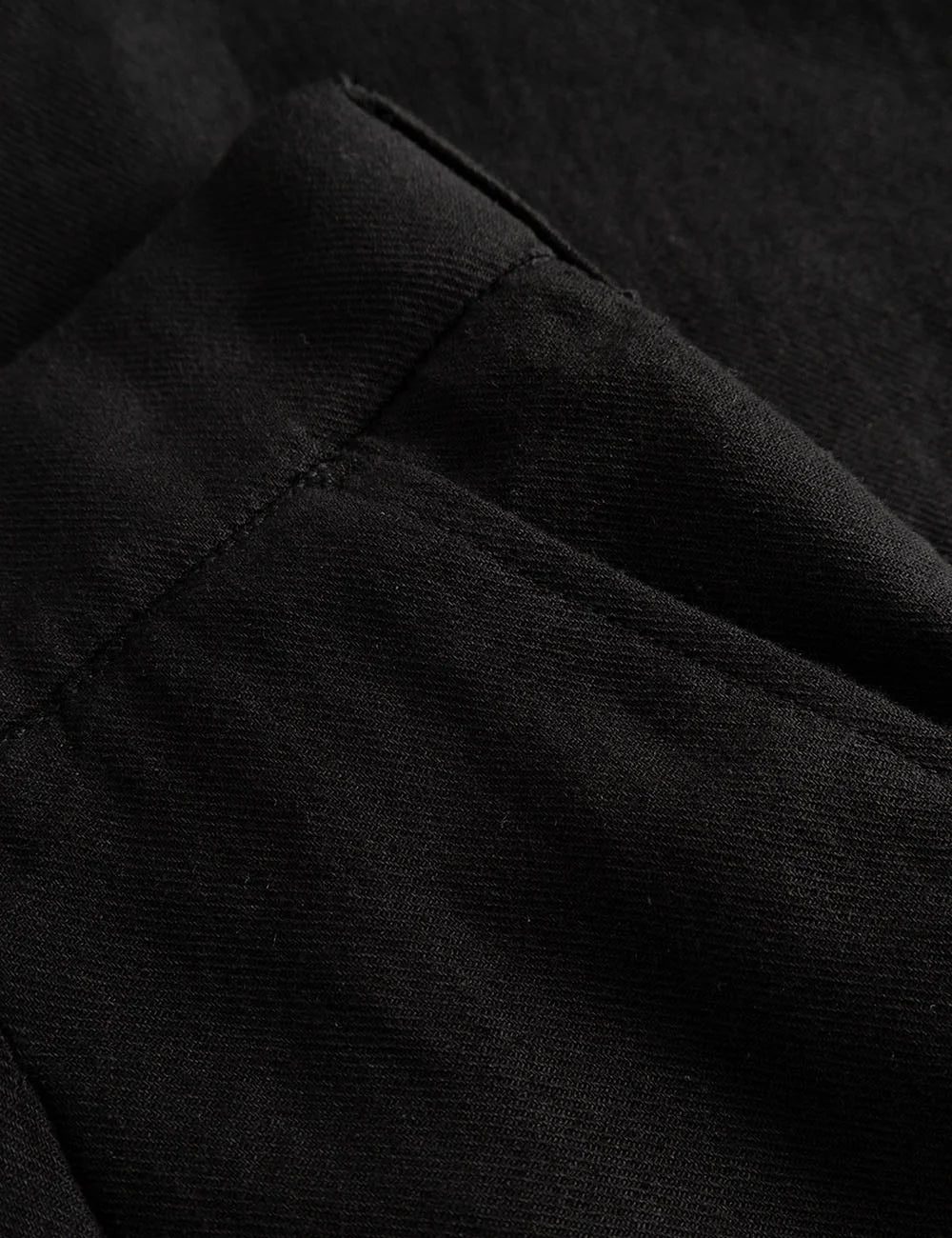 gabba linen trousers black side detail view