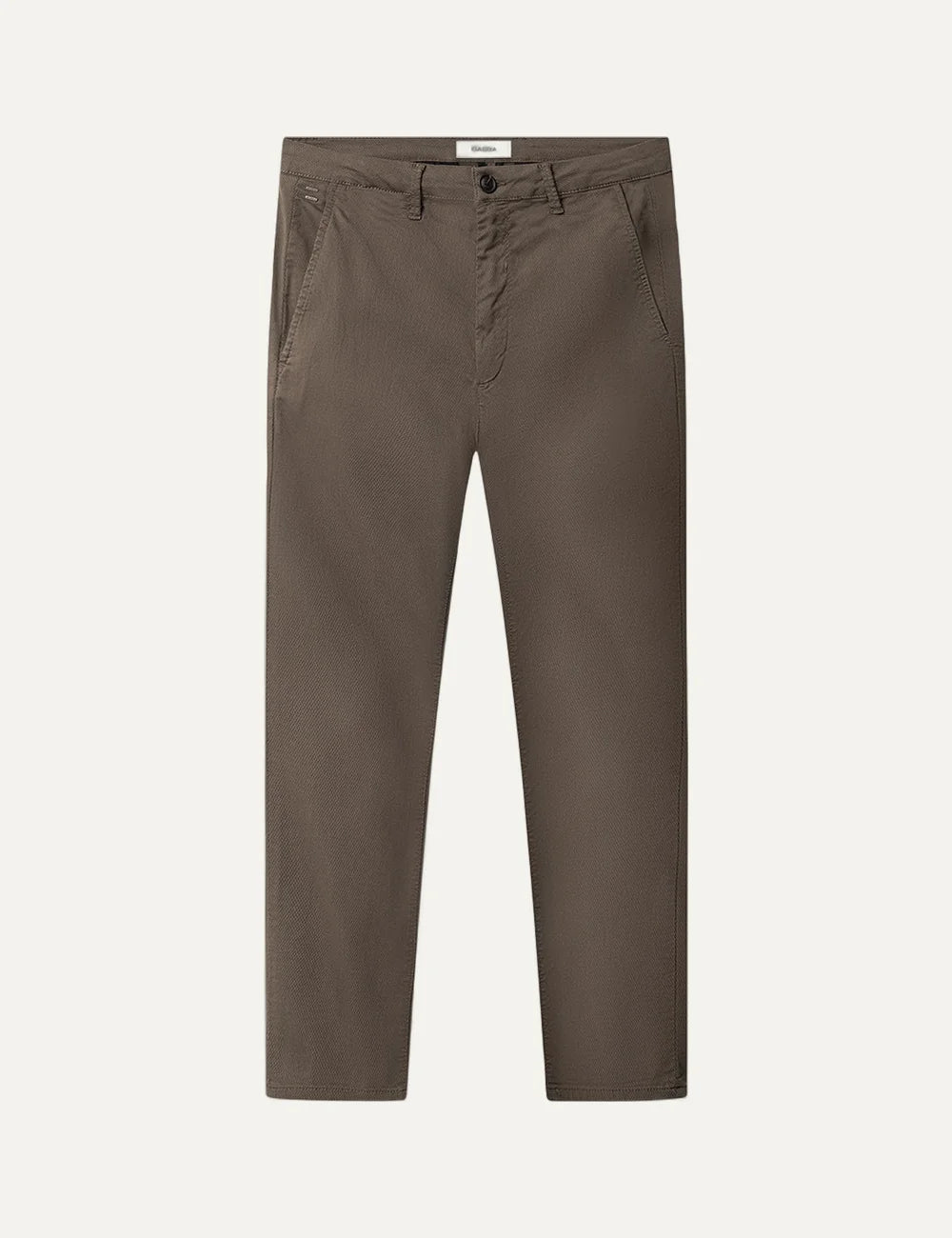 Gabba Men’s Brown Khaki Slim-Fit Chino Pants