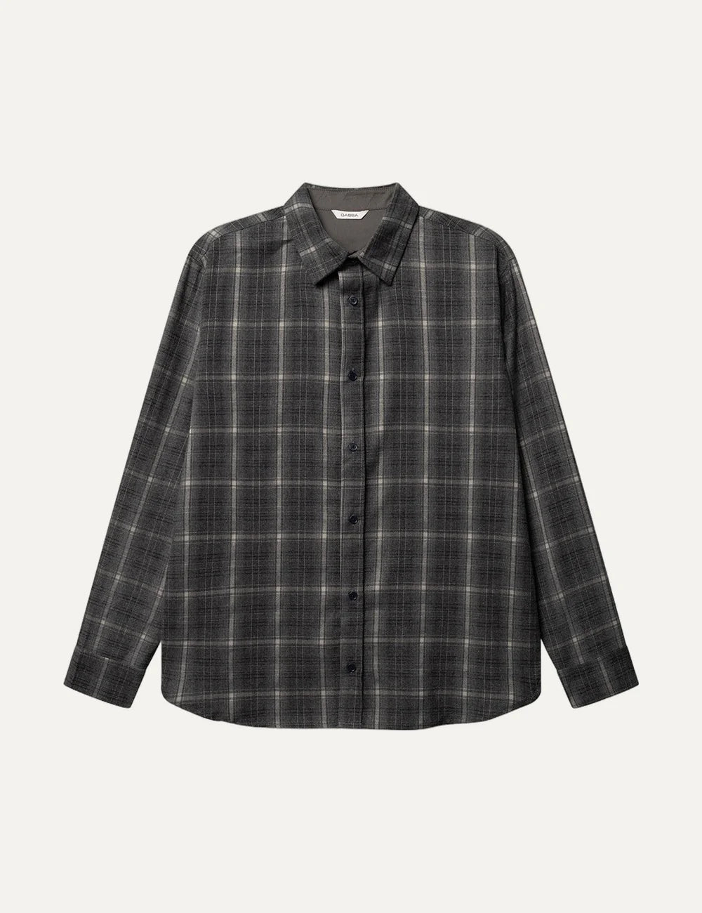 Gabba Men’s Grey Checked Long-Sleeve Shirt
