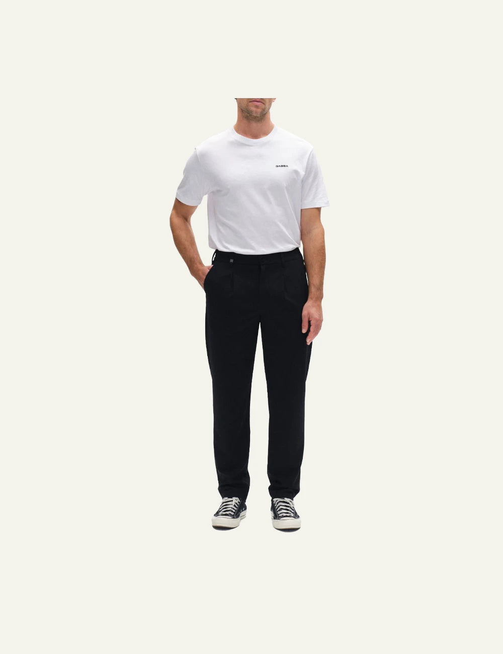 Gabba Napoli 19 Phin GRS Pant Blue Black Straight Fit Front full body View