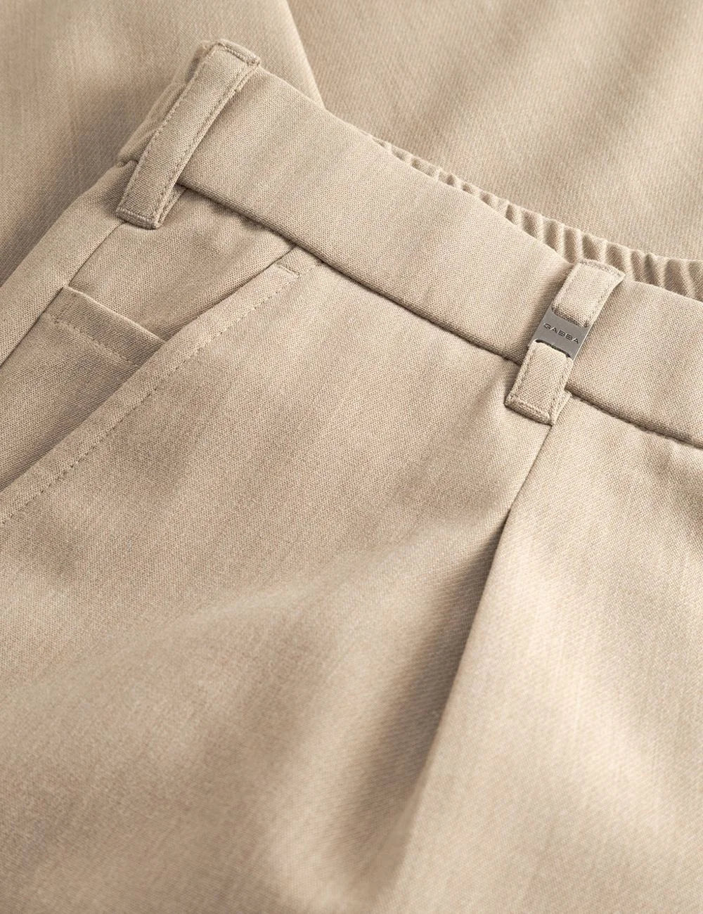 Gabba Napoli 19 Phin GRS Pant Sand Plaza Straight Fit Front logo View