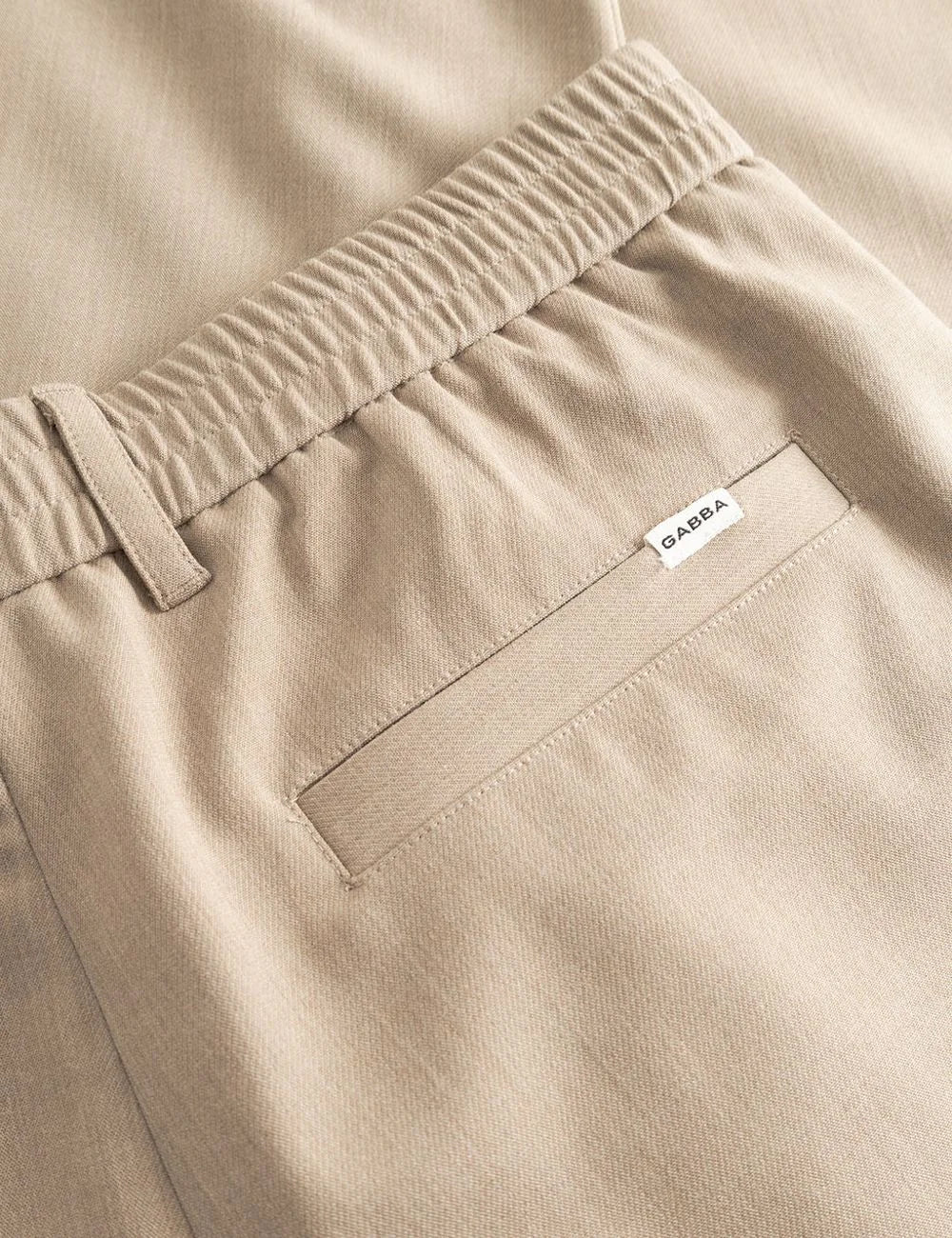 Gabba Napoli 19 Phin GRS Pant Sand Plaza Straight Fit back logo View