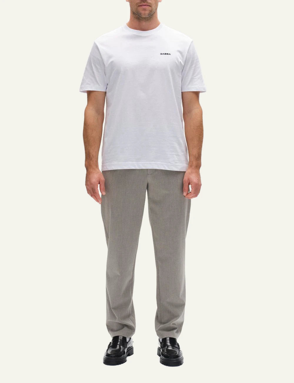 gabba napoli 19 phin grs sand straight fit front full body