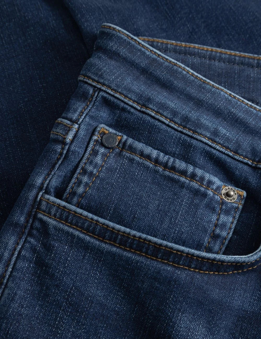 Gabba jeans blue slim fit stretch denim pocket view