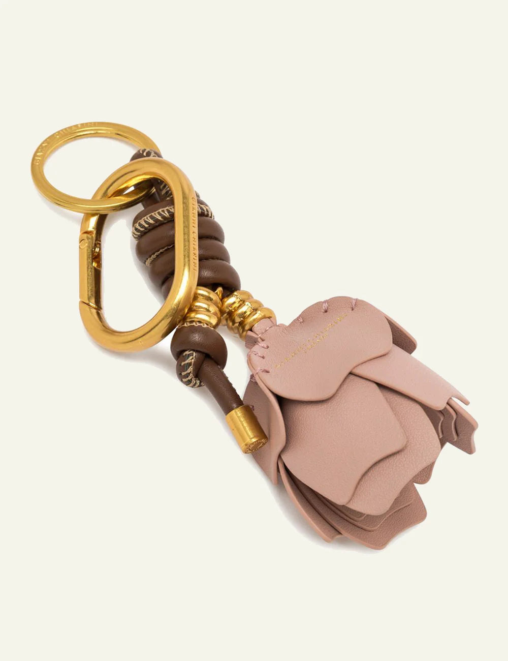 gianni chiarini bag charm blush front