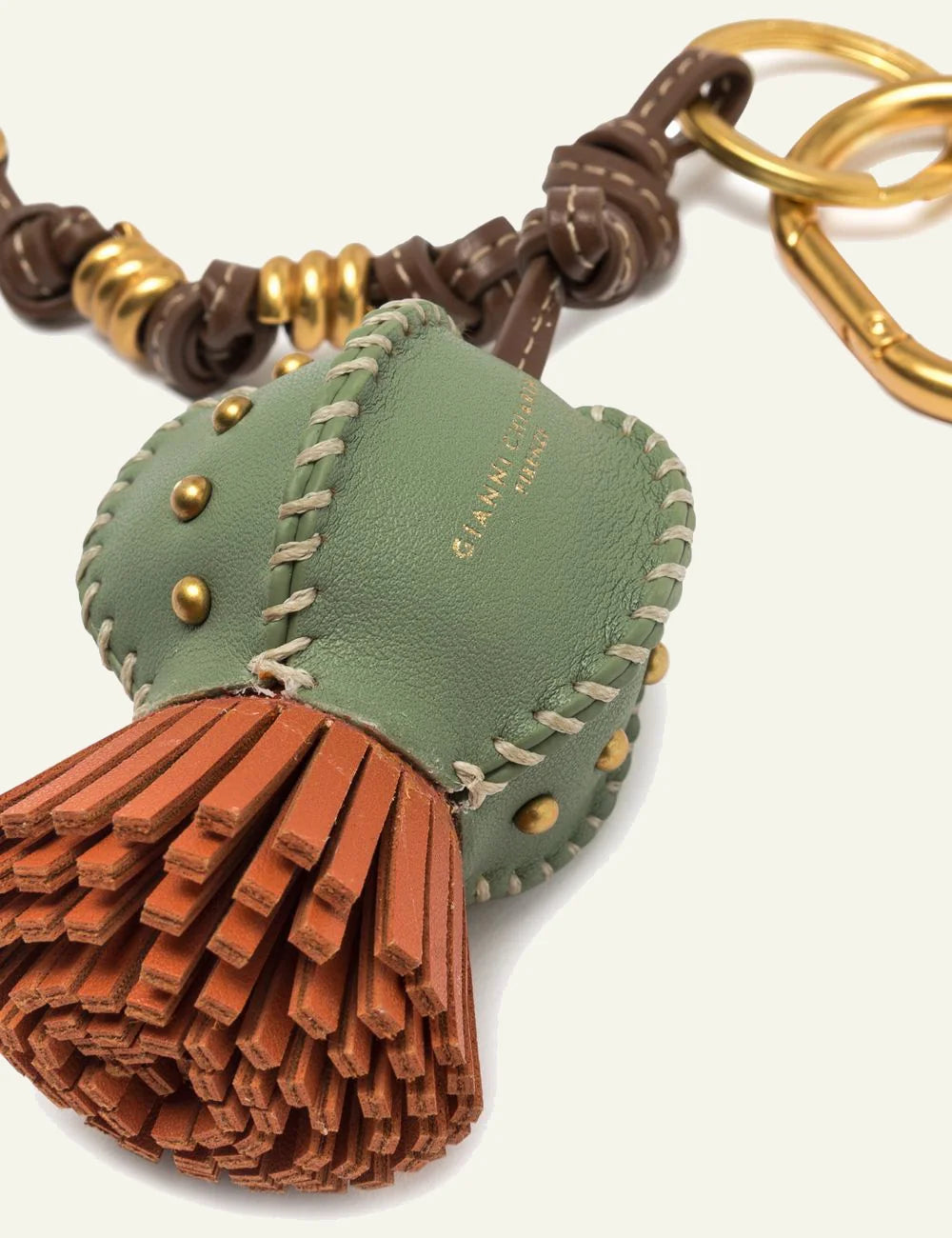 gianni chiarini bag charm detail