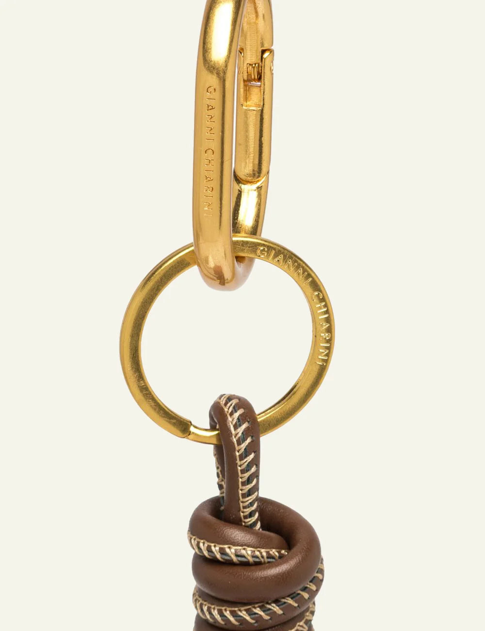 gianni chiarini bag charm fuchsia front link