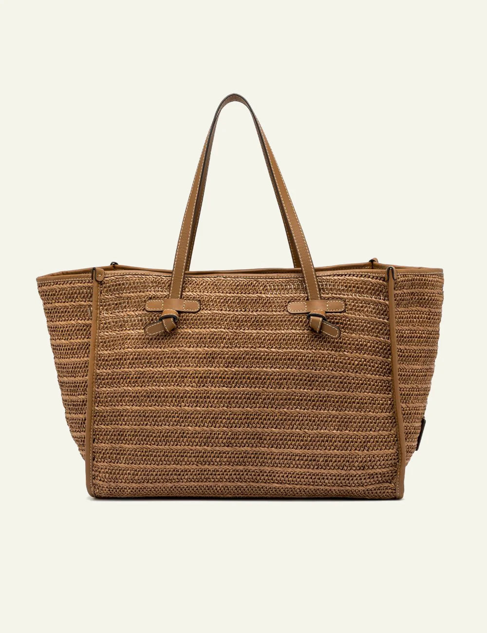 gianni chiarini marcella shopping bag straw front