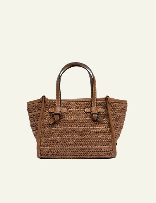 gianni chiarini marcella shopping bag straw front
