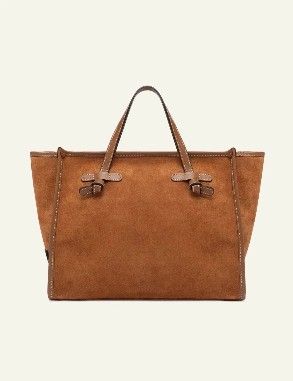 gianni chiarini marcella shopping bag suede camel back