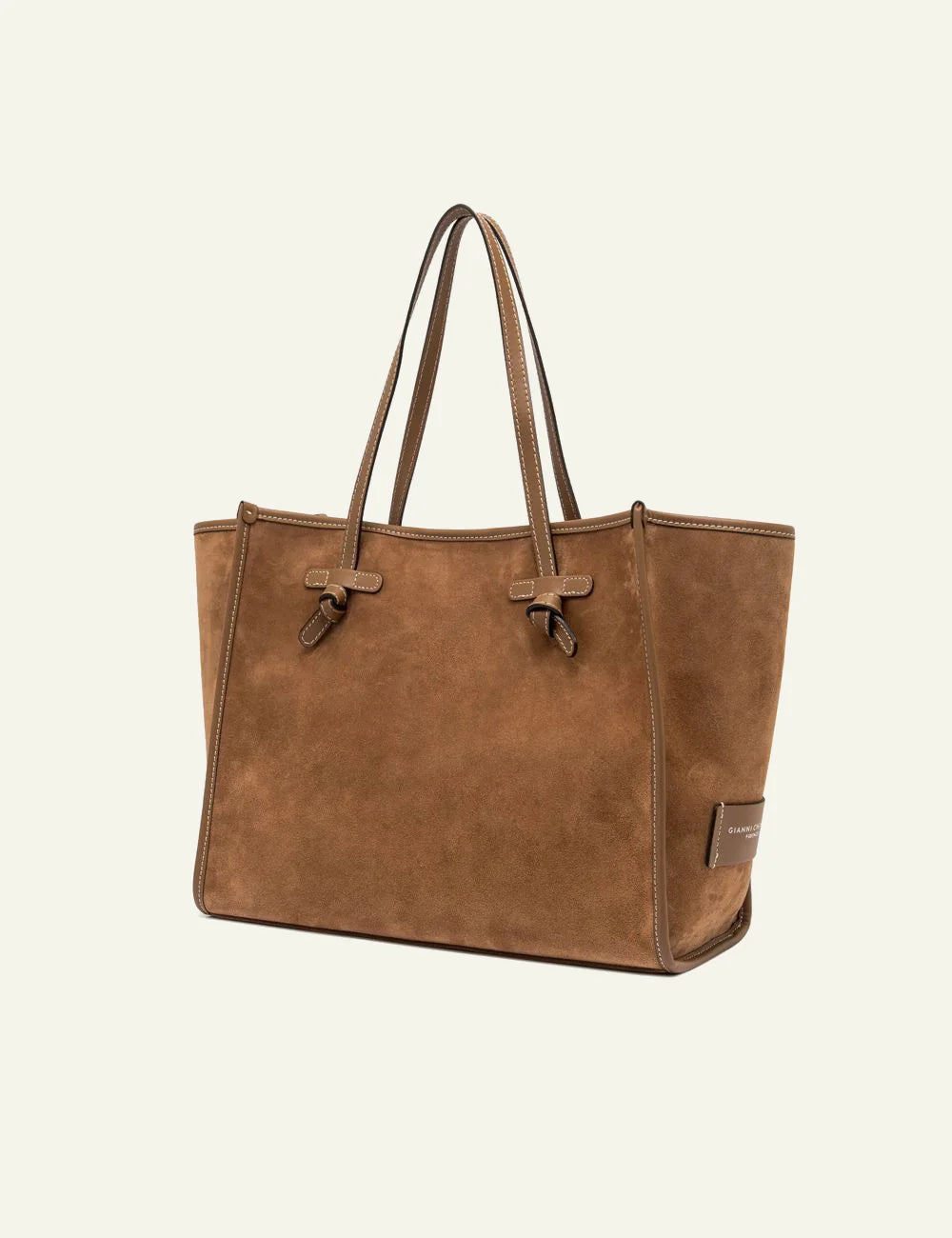 gianni chiarini marcella shopping bag suede side
