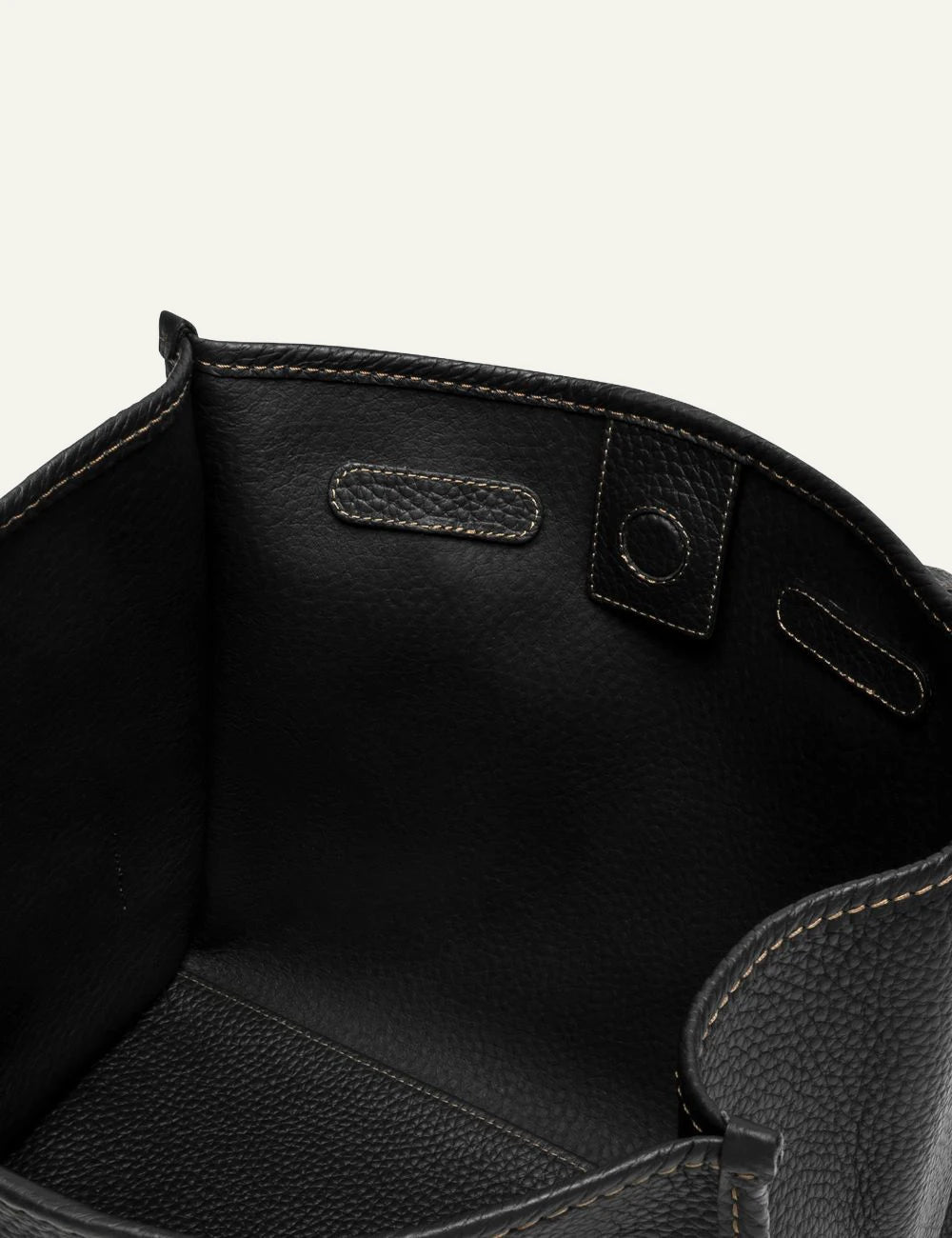 Women's Gianni Chiarini Marcella Hiking large black double grain leather shopping tote bag top
