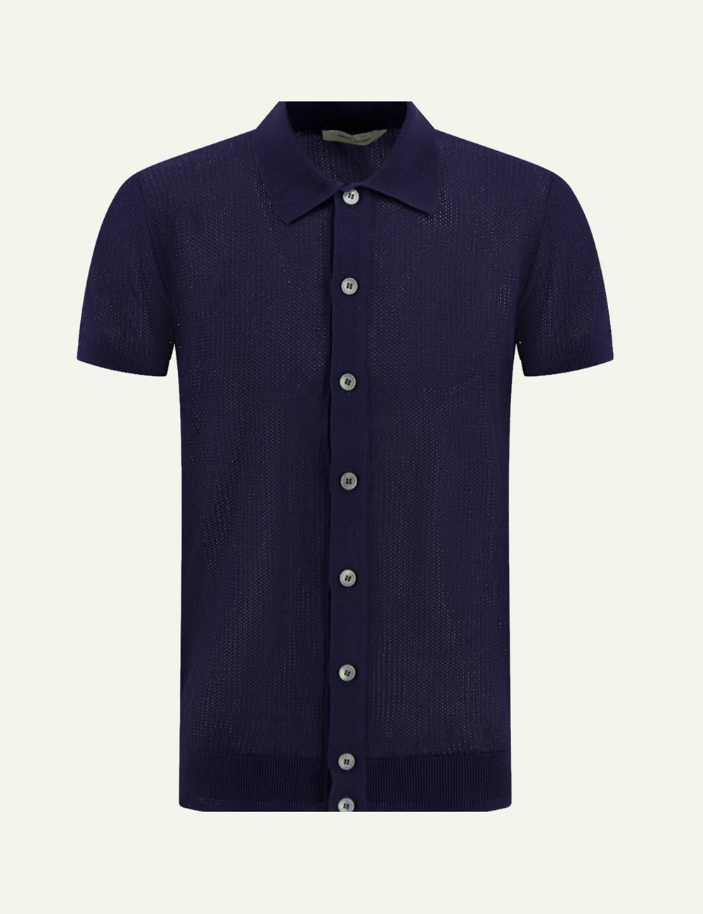 GRAN SASSO SHIRT S/SLV BLUE