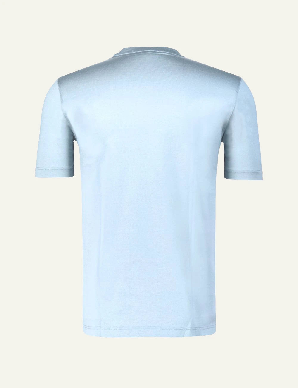Gran Sasso t-shirt light blue metallic look back view