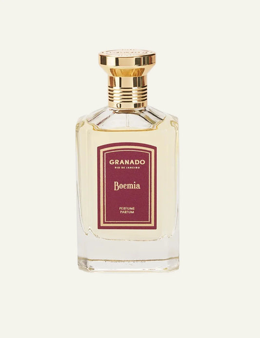 Granado Boemia perfume bottle burgundy label front view