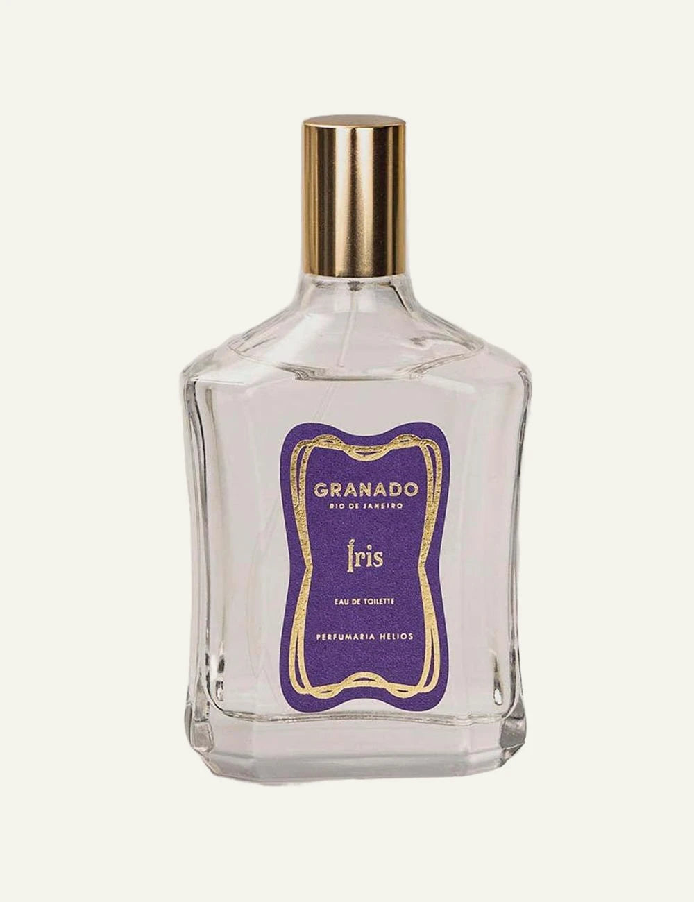 Granado Iris eau de toilette bottle purple label front view