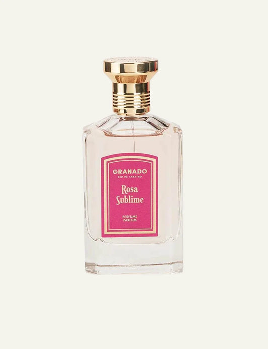 Granado Rosa Sublime perfume bottle amber floral fragrance front view