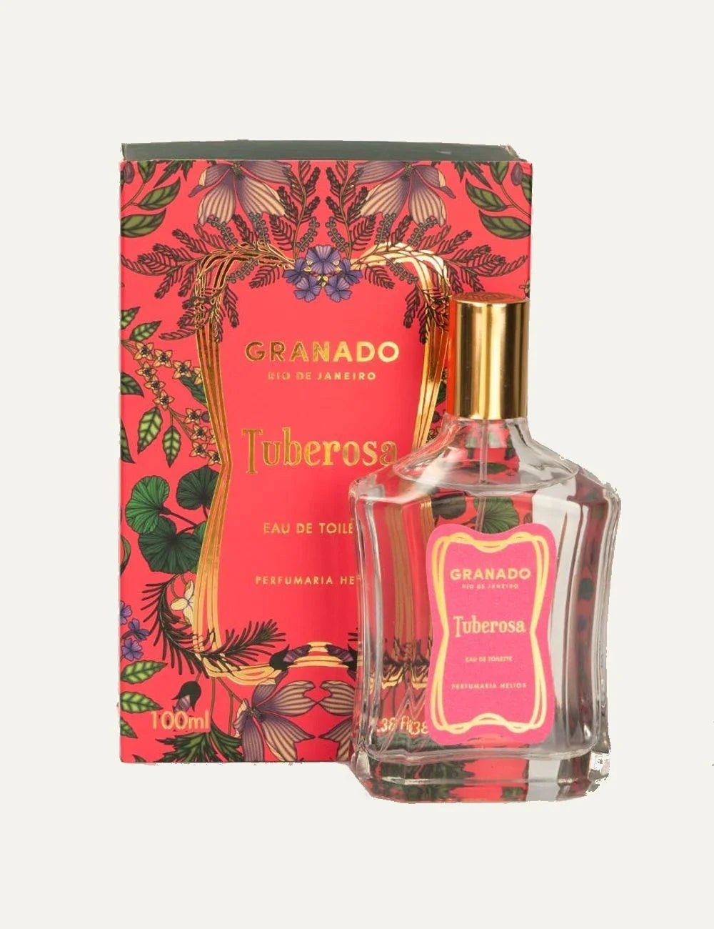 Granado Tuberosa eau de toilette bottle pink label full view