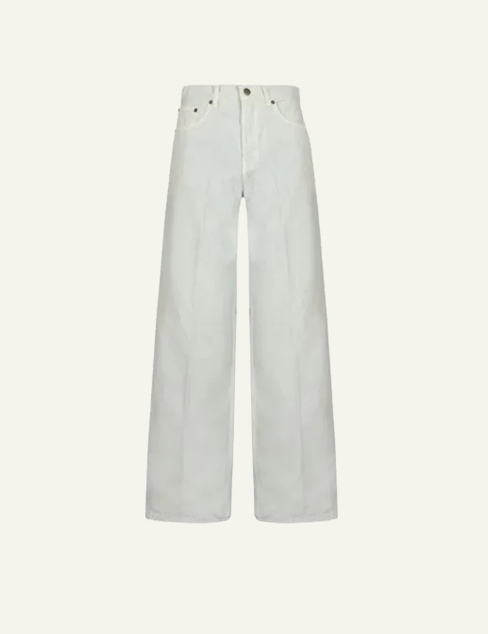 haikure wide leg jeans white front flat view
