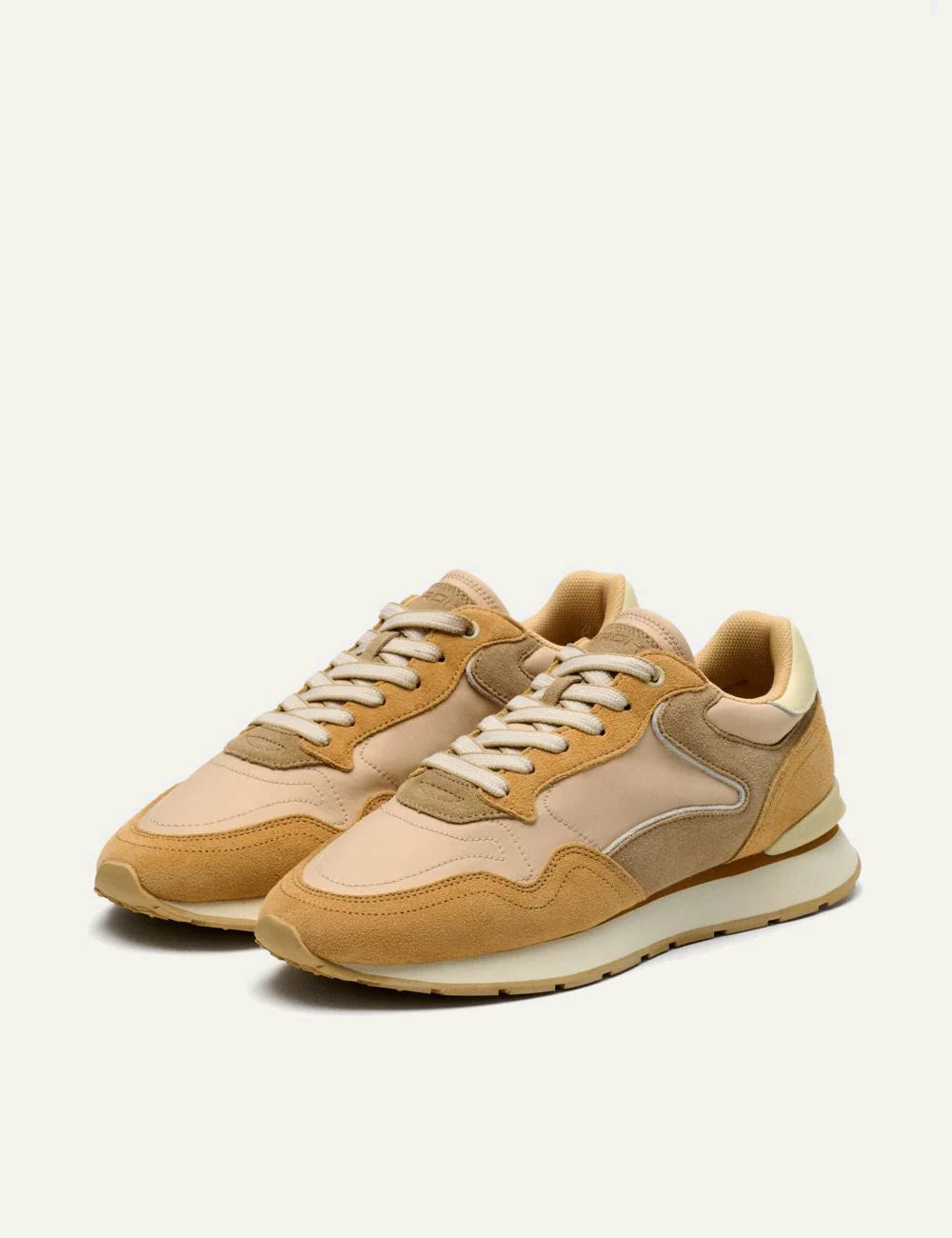 Hoff City Camel sneaker camel angled view