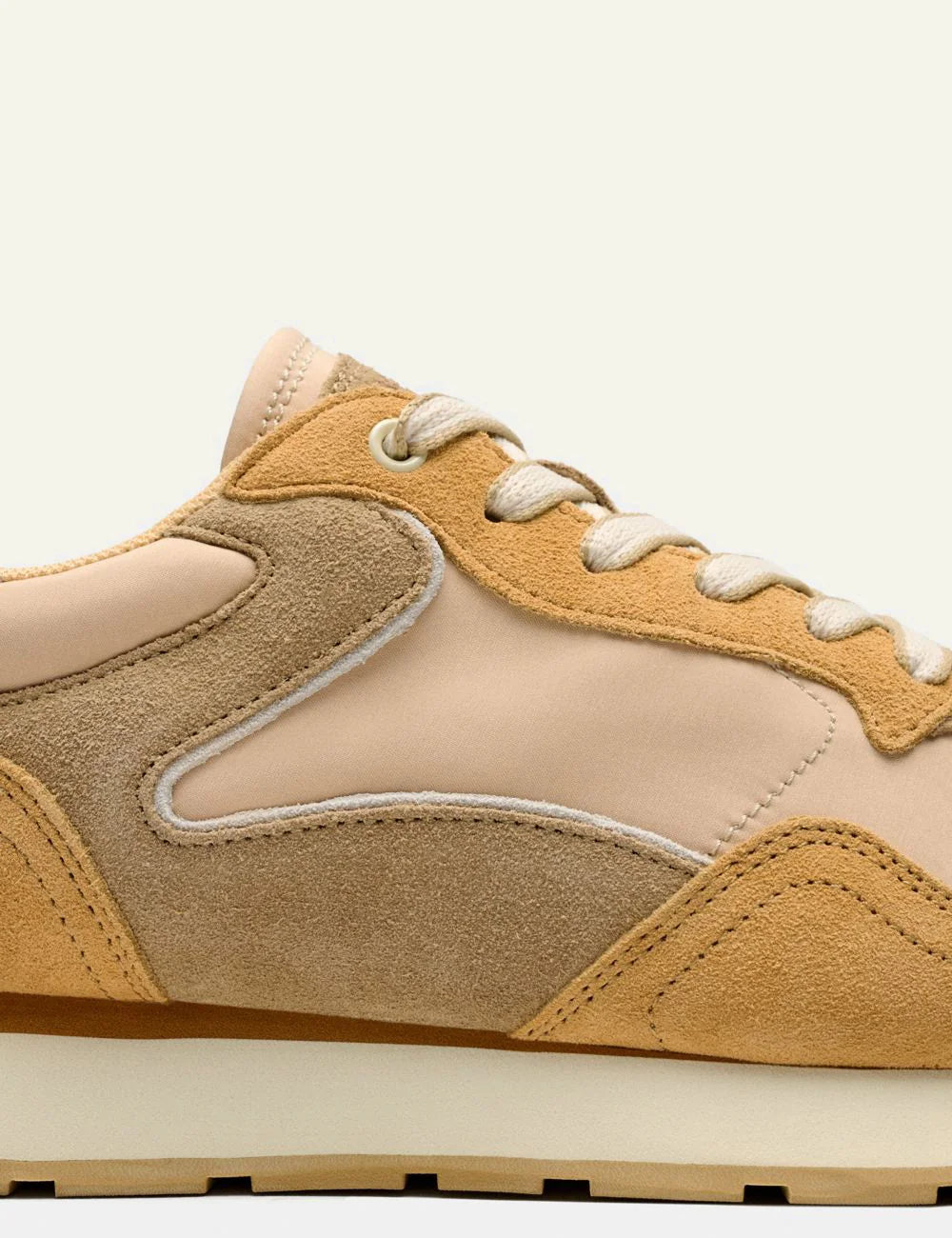 Hoff City Camel sneaker camel side detail view
