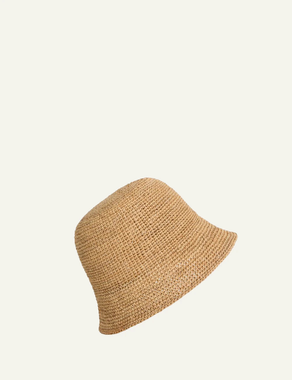 ibeliv andao hat natural raffia cloche summer hat side view