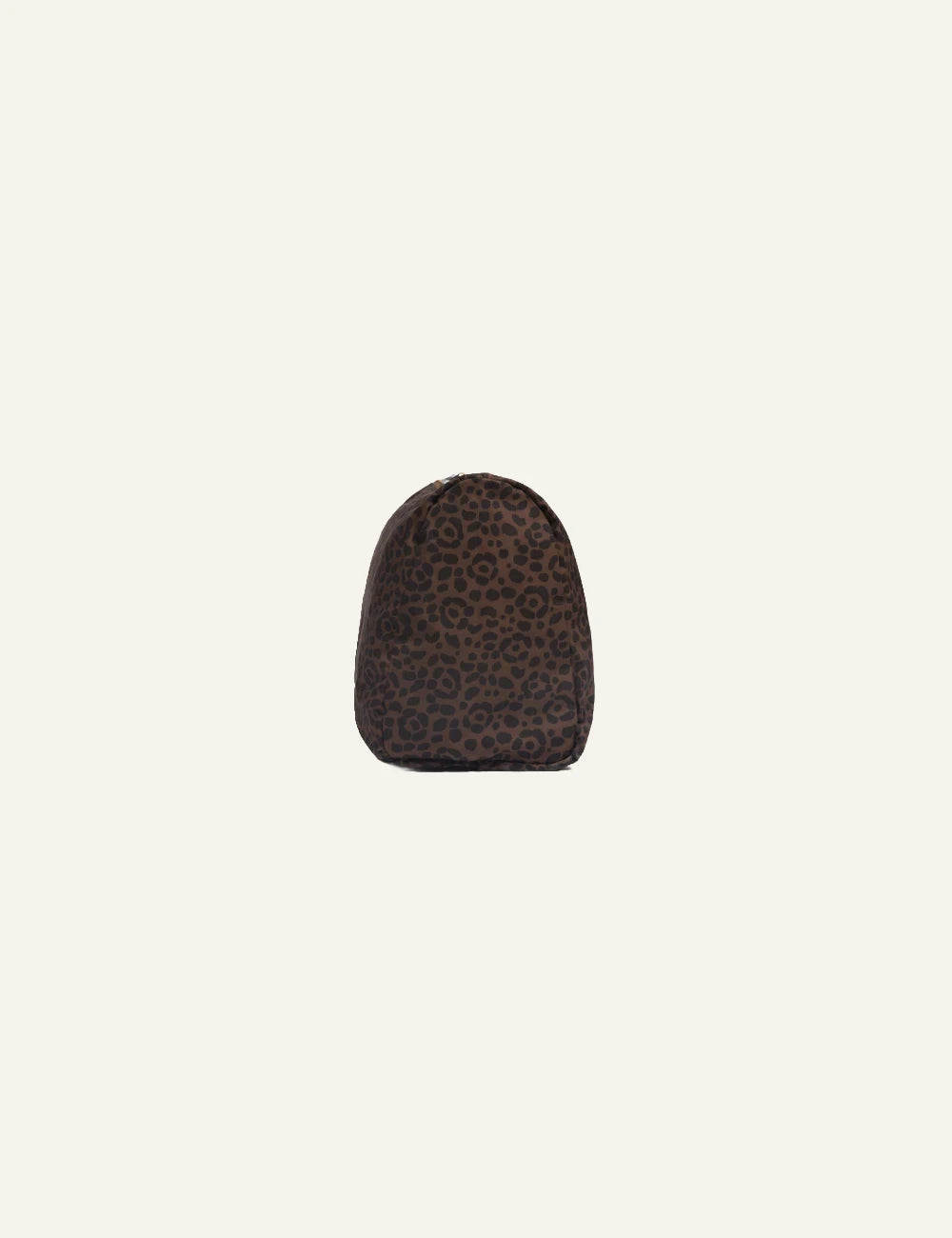 Inoui leopard print pouch with cheetah illustration side view