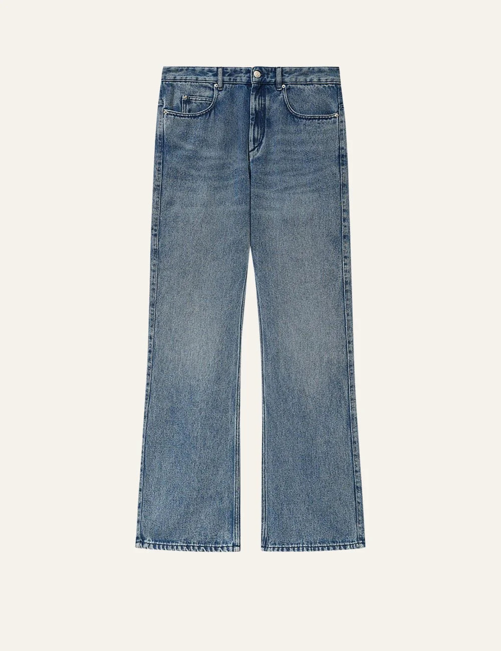 Isabel Marant bootcut jeans μπλε denim μπροστινή όψη