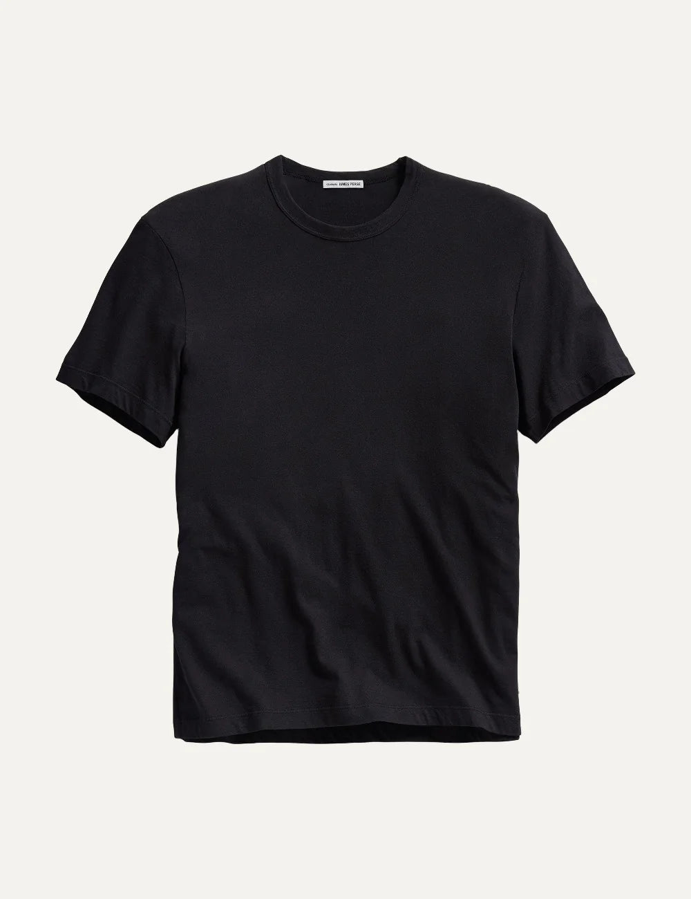 James Perse men's black cotton jersey short sleeve T-shirt