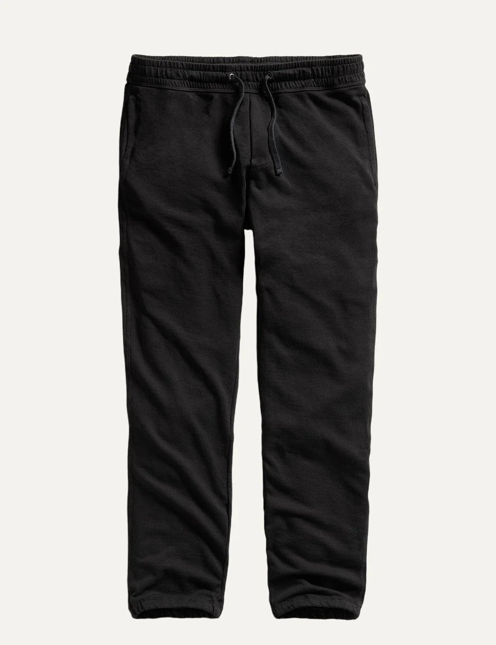 James Perse men's black cotton relaxed fit sweatpants