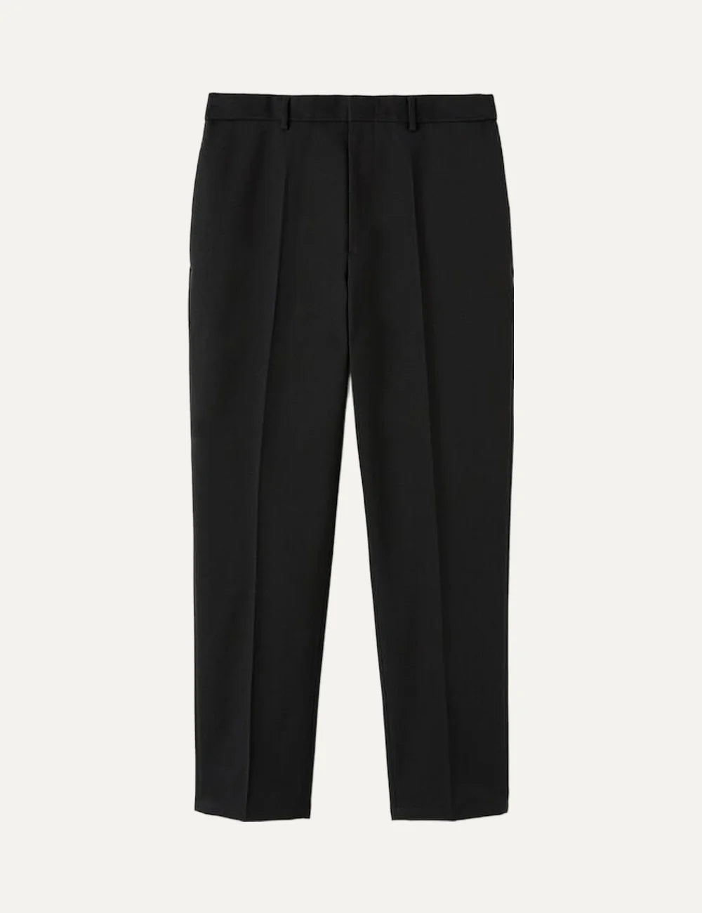 Jil Sander Men’s Black Recycled Polyester Gabardine Trousers