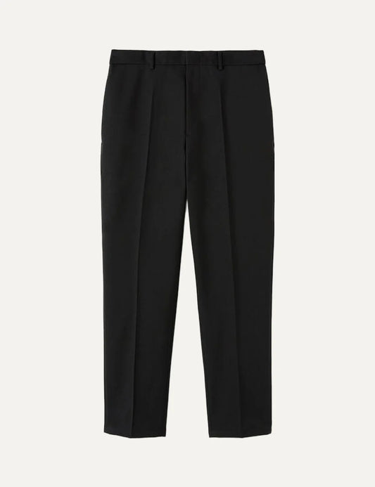 Jil Sander Men’s Black Recycled Polyester Gabardine Trousers
