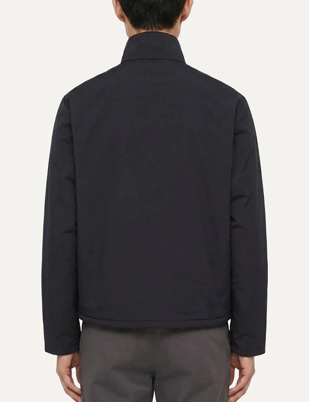 Jil Sander Men’s Black Water-Repellent Wool Jacket back