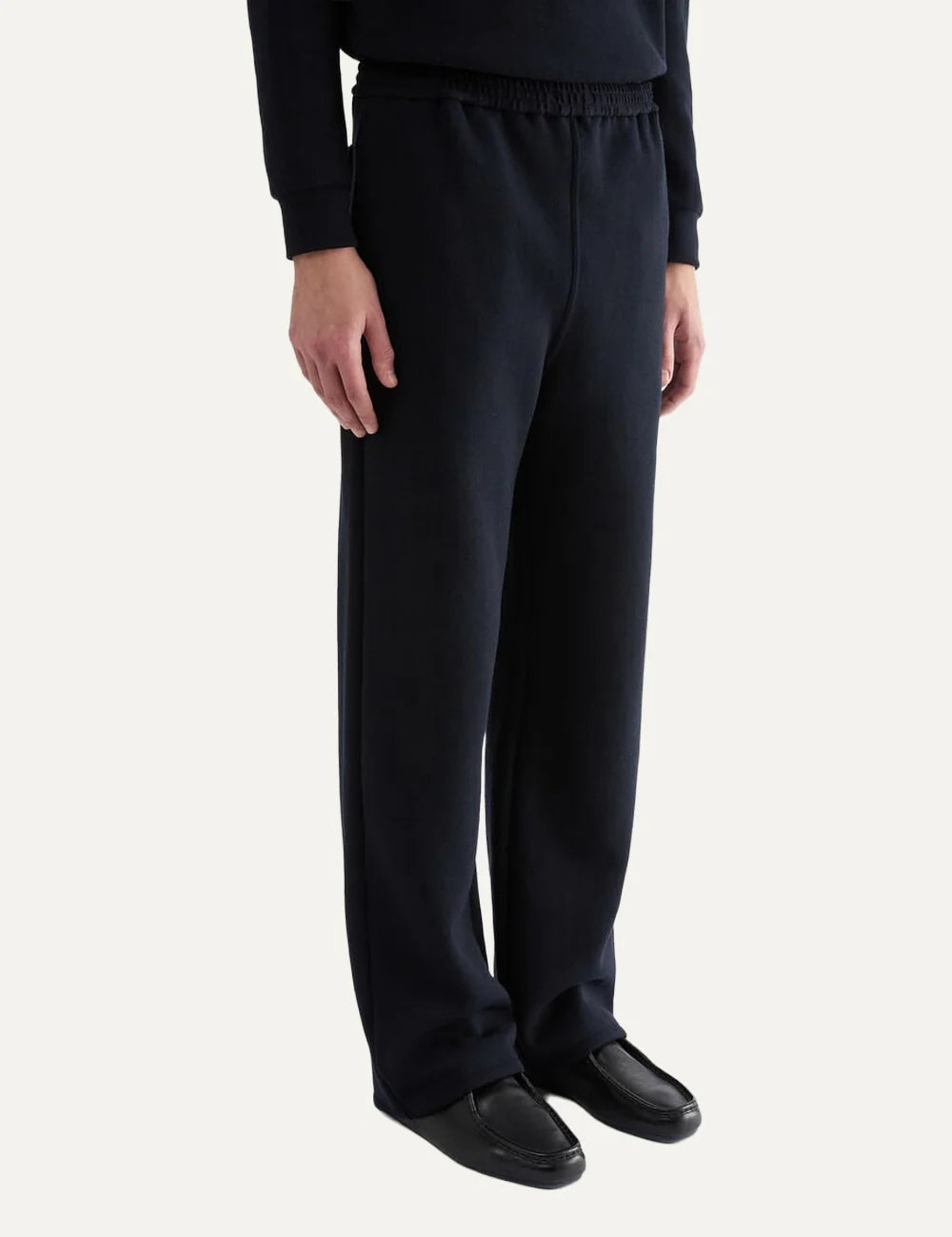 Jil Sander Men’s Navy Cotton-Wool Jersey Sweatpants side
