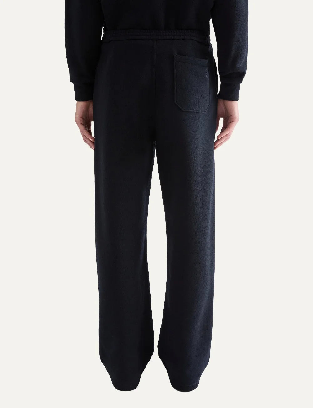 Jil Sander Men’s Navy Cotton-Wool Jersey Sweatpants back