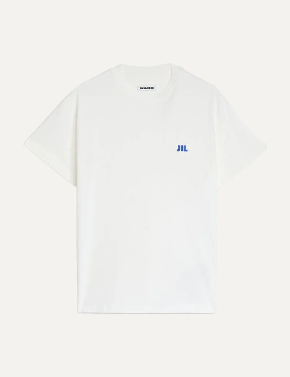 Jil Sander Men’s White Organic Cotton Logo T-Shirt