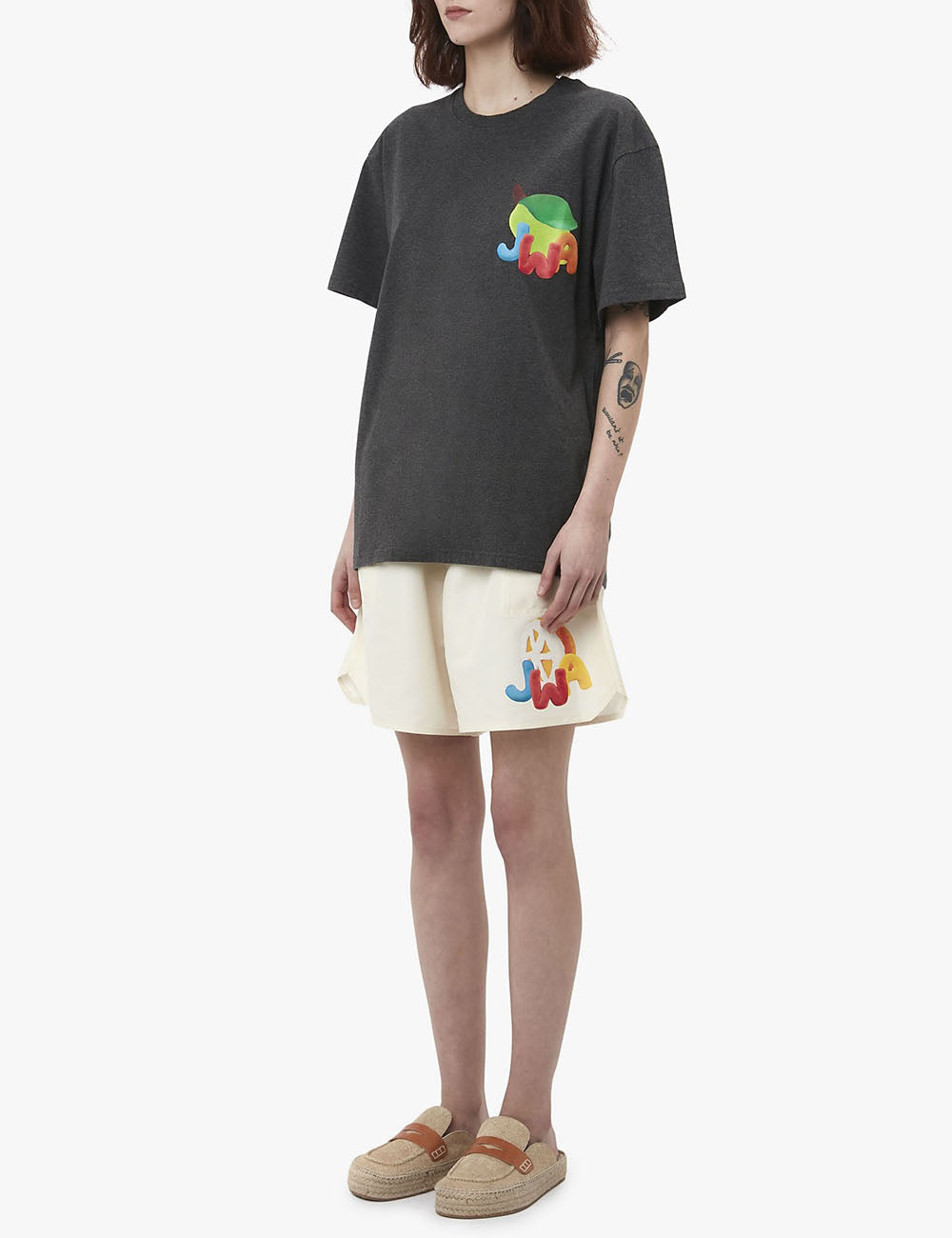 JWANDERSON JWA LIME PRINT T-SHIRT JWANDERSON