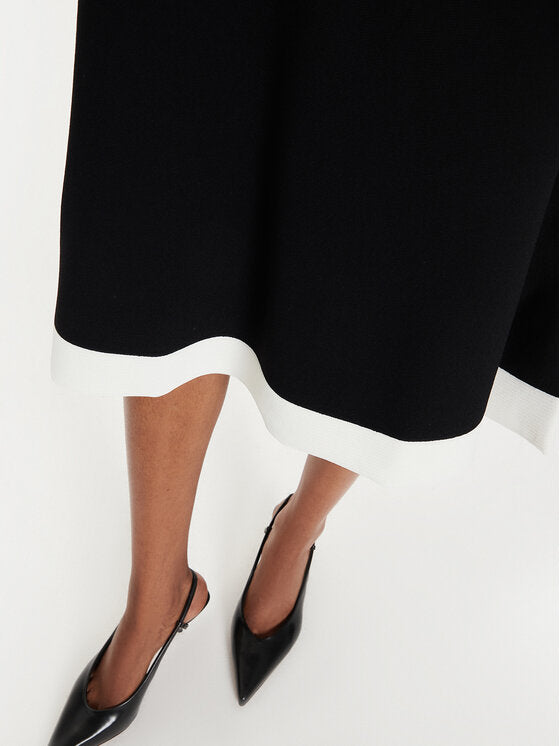 KARL LAGERFELD FLARED KNIT SKIRT KARL LAGERFELD