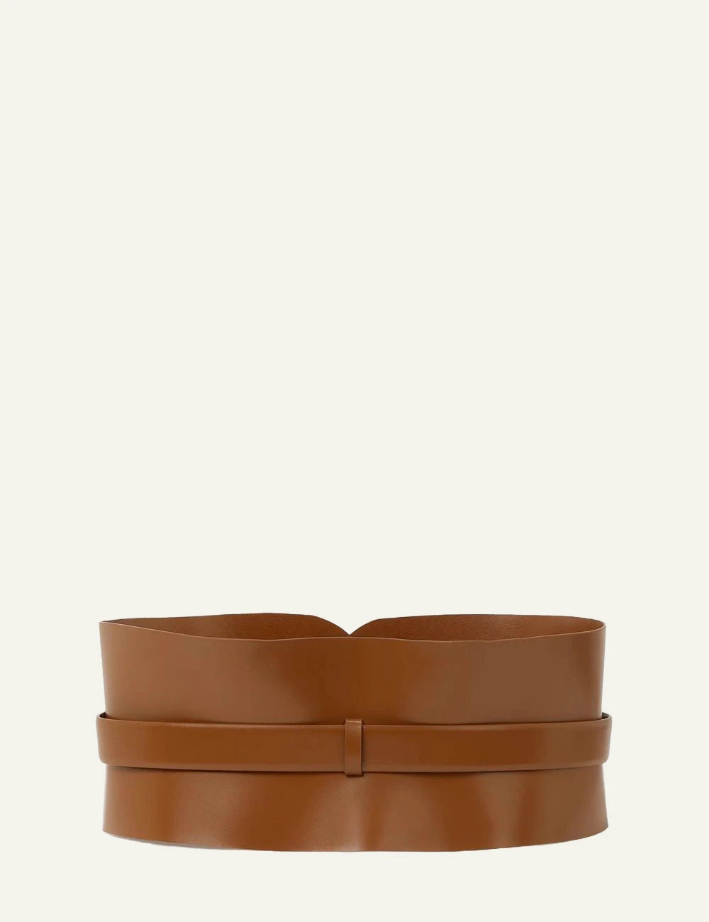 Karl Lagerfeld A1W33063 k essential multifunction belt dark tan wide waist back