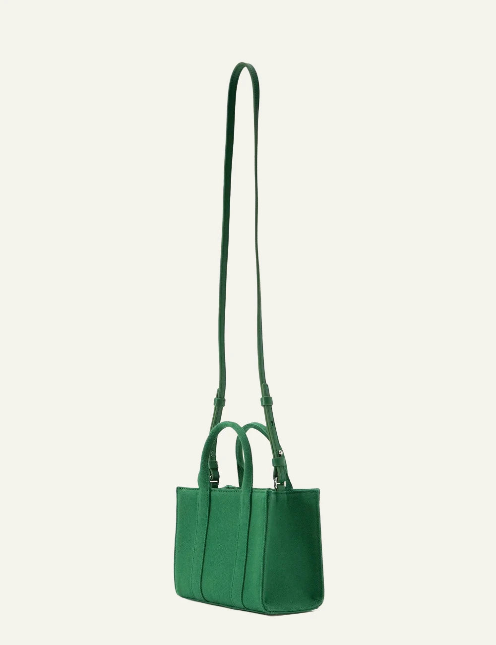 Karl Lagerfeld A3W50118 square mini tote plant green Rue St Guillaume logo back