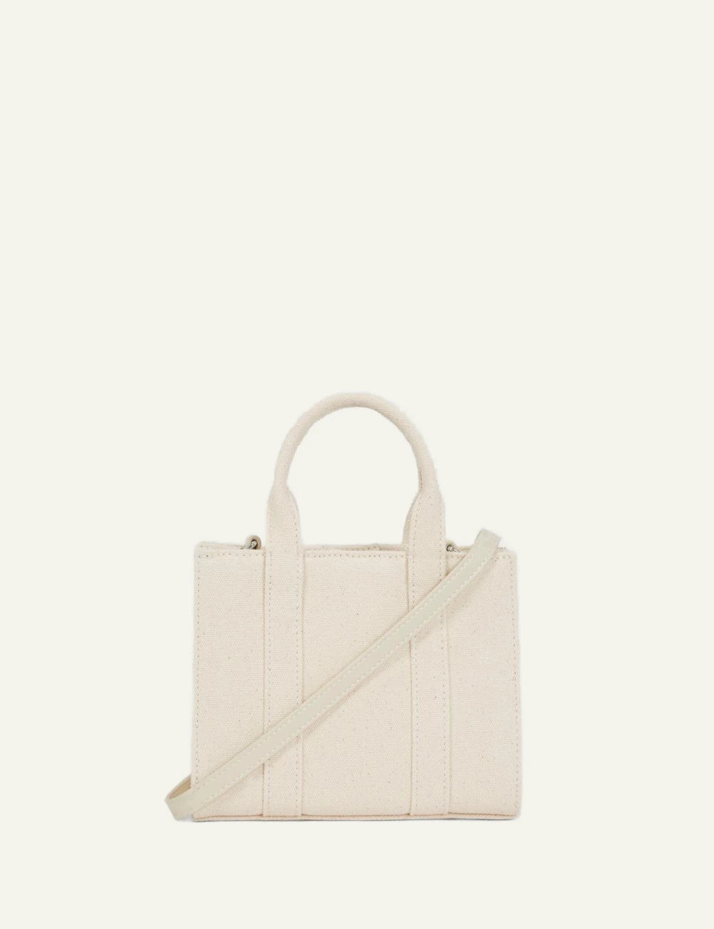 Karl Lagerfeld A3W50118 square mini tote natural Rue St Guillaume back