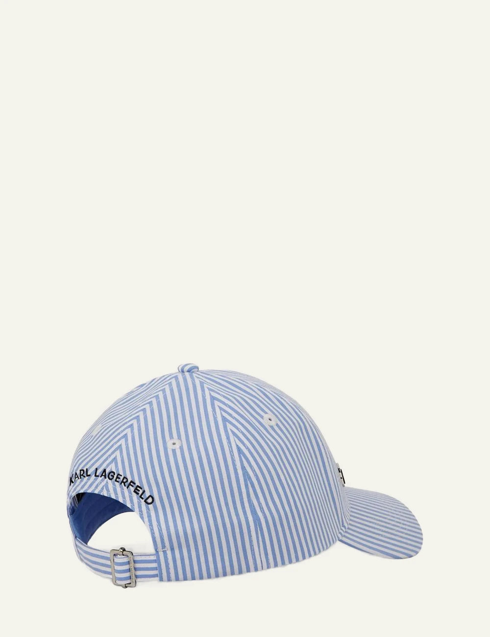 Karl Lagerfeld B2W33055 Ikon Karl striped cap blue white back