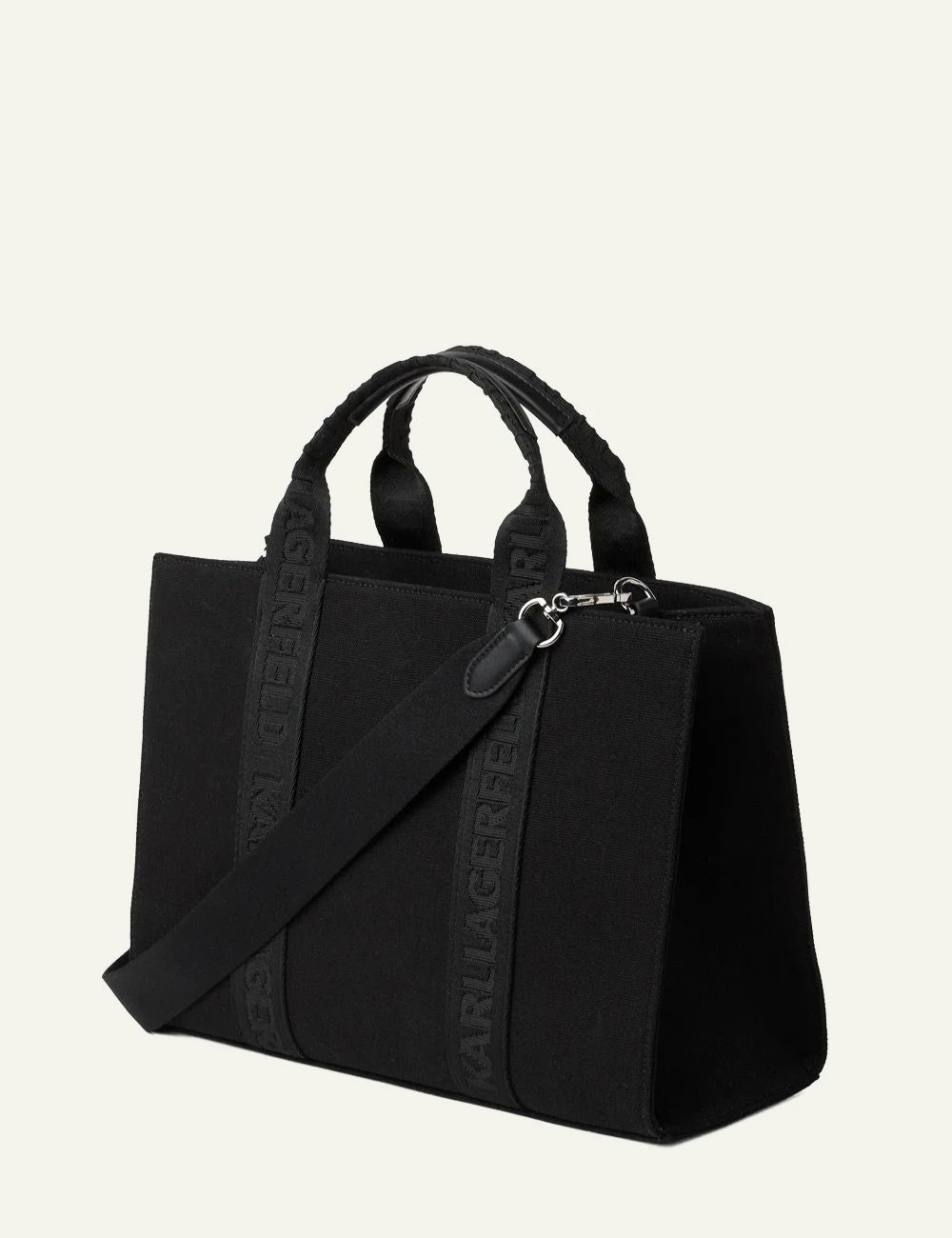 Karl Lagerfeld B2W50103 Ikon pin tote black back