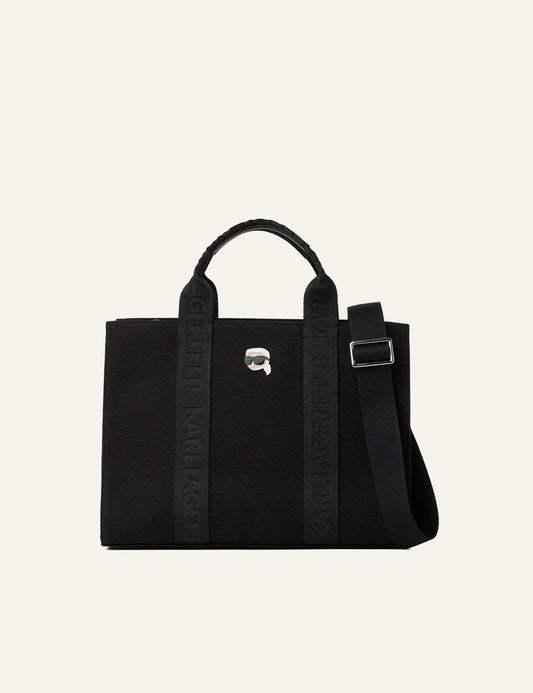 Karl Lagerfeld B2W50103 Ikon pin tote black front