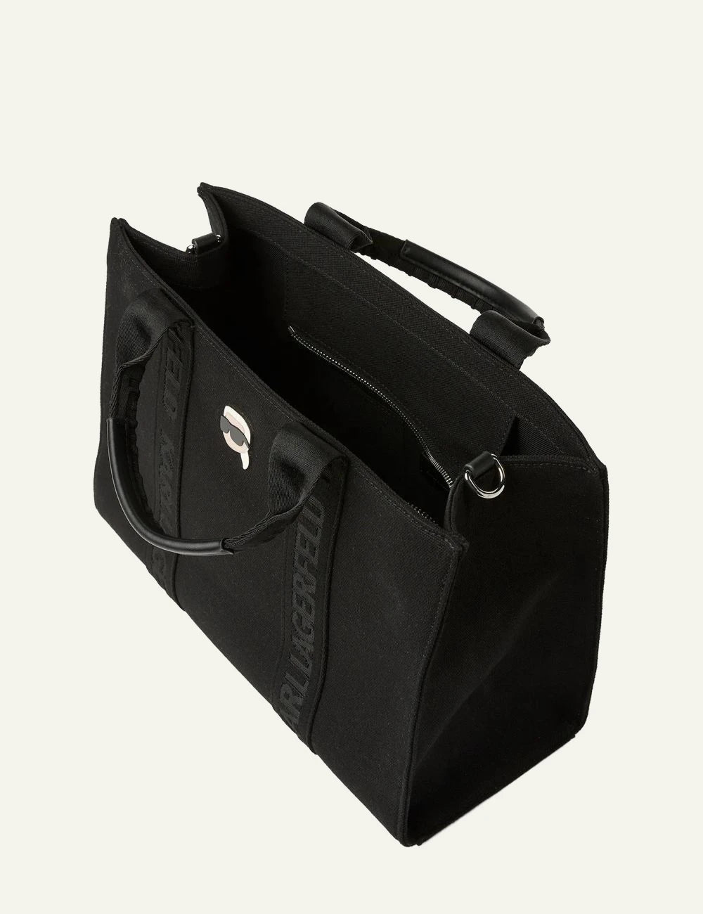 Karl Lagerfeld B2W50103 Ikon pin tote black top