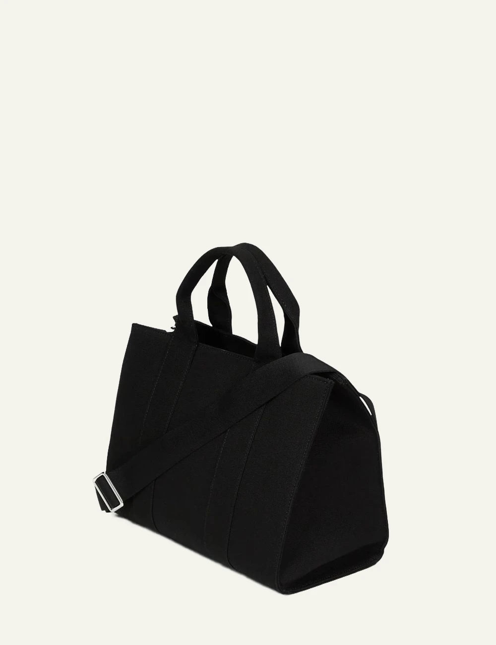 Karl Lagerfeld black medium tote bag with faux pearl embellishments back