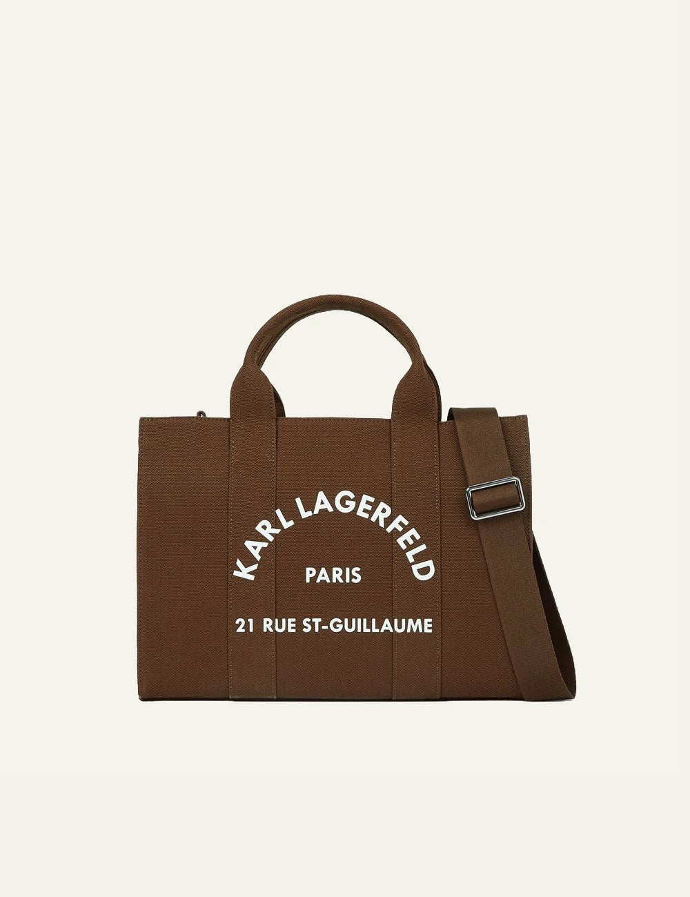 Karl Lagerfeld Rue St Guillaume Tote Brown Front