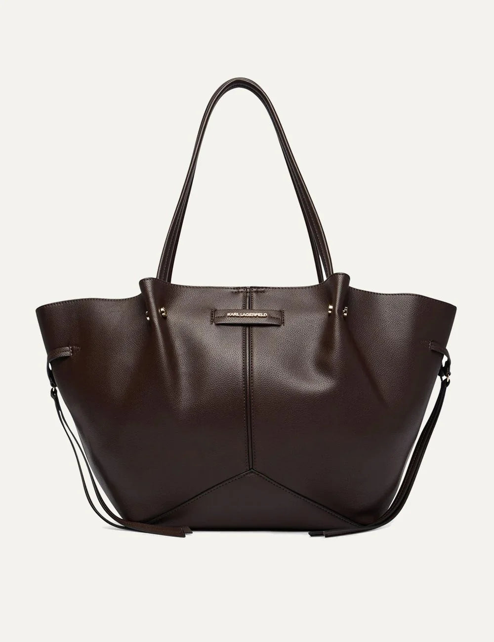 karl_lagerfeld_womens_dark_brown_shopper_tote_bag