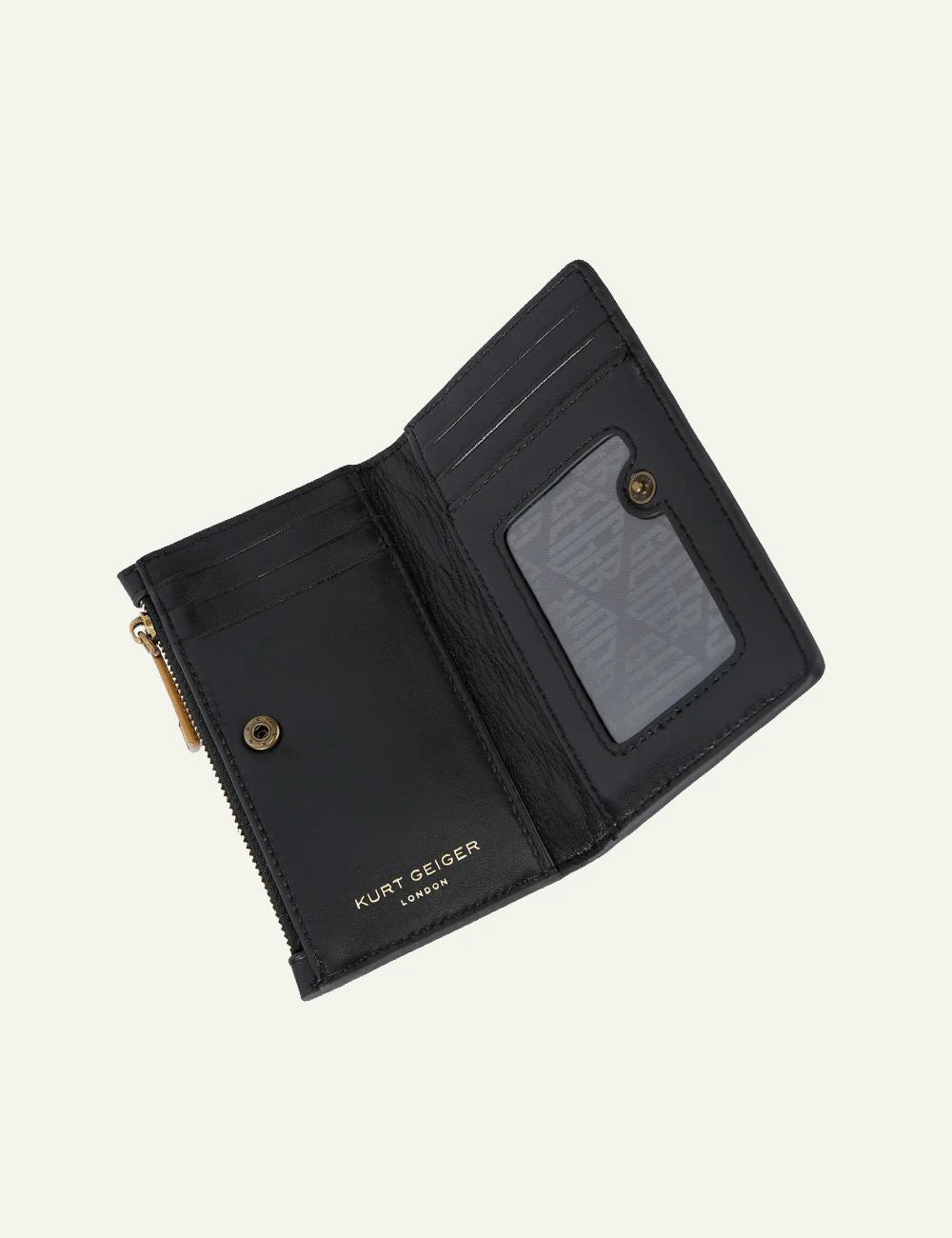 KURT GEIGER KENSINGTON BIFOLD WALLET BLACK