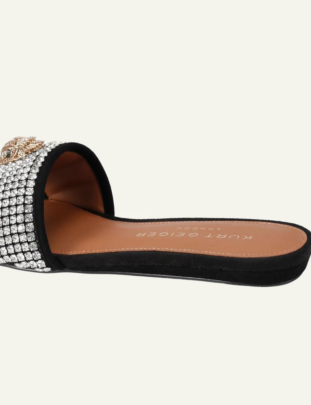 kensington c flat sandal black other suede kurt geiger london profil